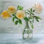 16-01-14 weiße Rosen von Phatcharaphan, Aquarell von Gunter Kaufmann P1040941 150x150